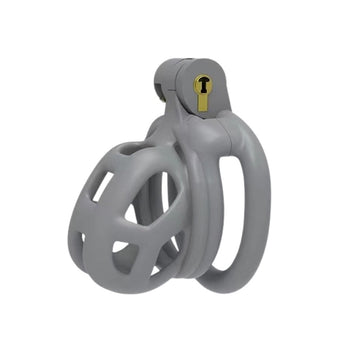 Cement Gray Micro Cobra Chastity Device (1.97 Inches)